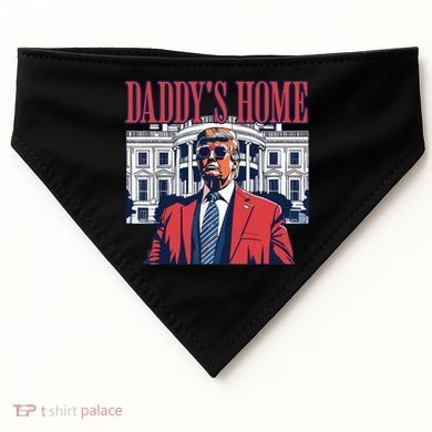 Daddys Home Trump USA-Made Doggie Bandana