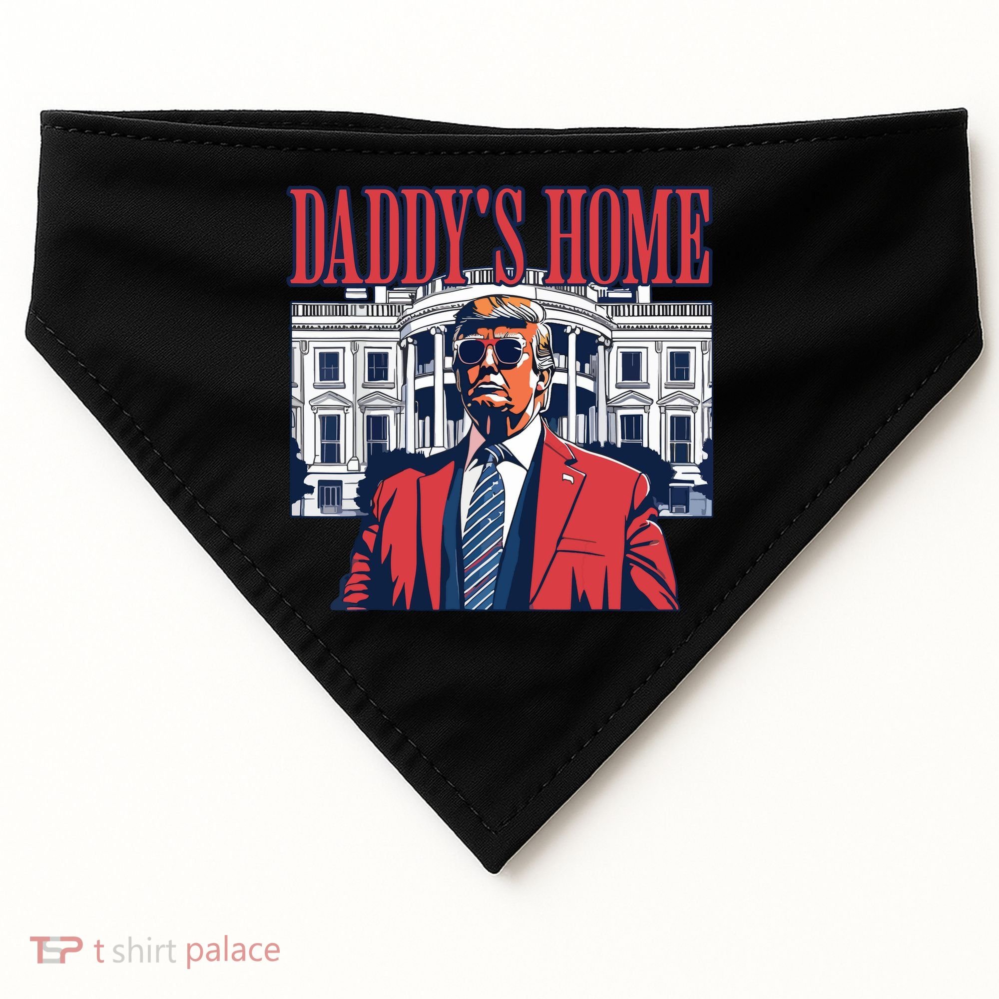 Daddys Home Trump USA-Made Doggie Bandana