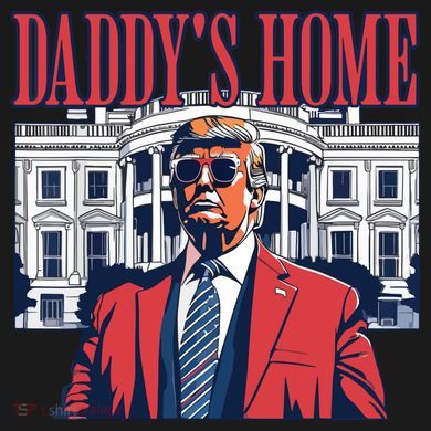 Daddys Home Trump Women's Perfect Tri Rocker Tank