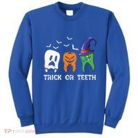 Dentist Halloween Trick Or Teeth Funny Dental Treat Cute Gift Sweatshirt thumb 0