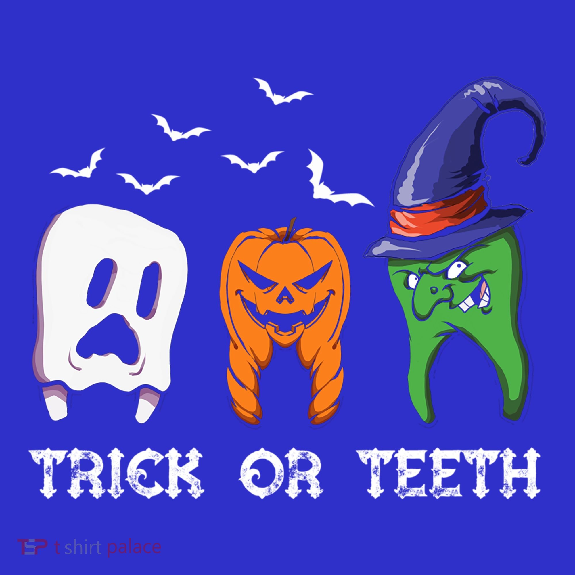 Dentist Halloween Trick Or Teeth Funny Dental Treat Cute Gift Tank Top