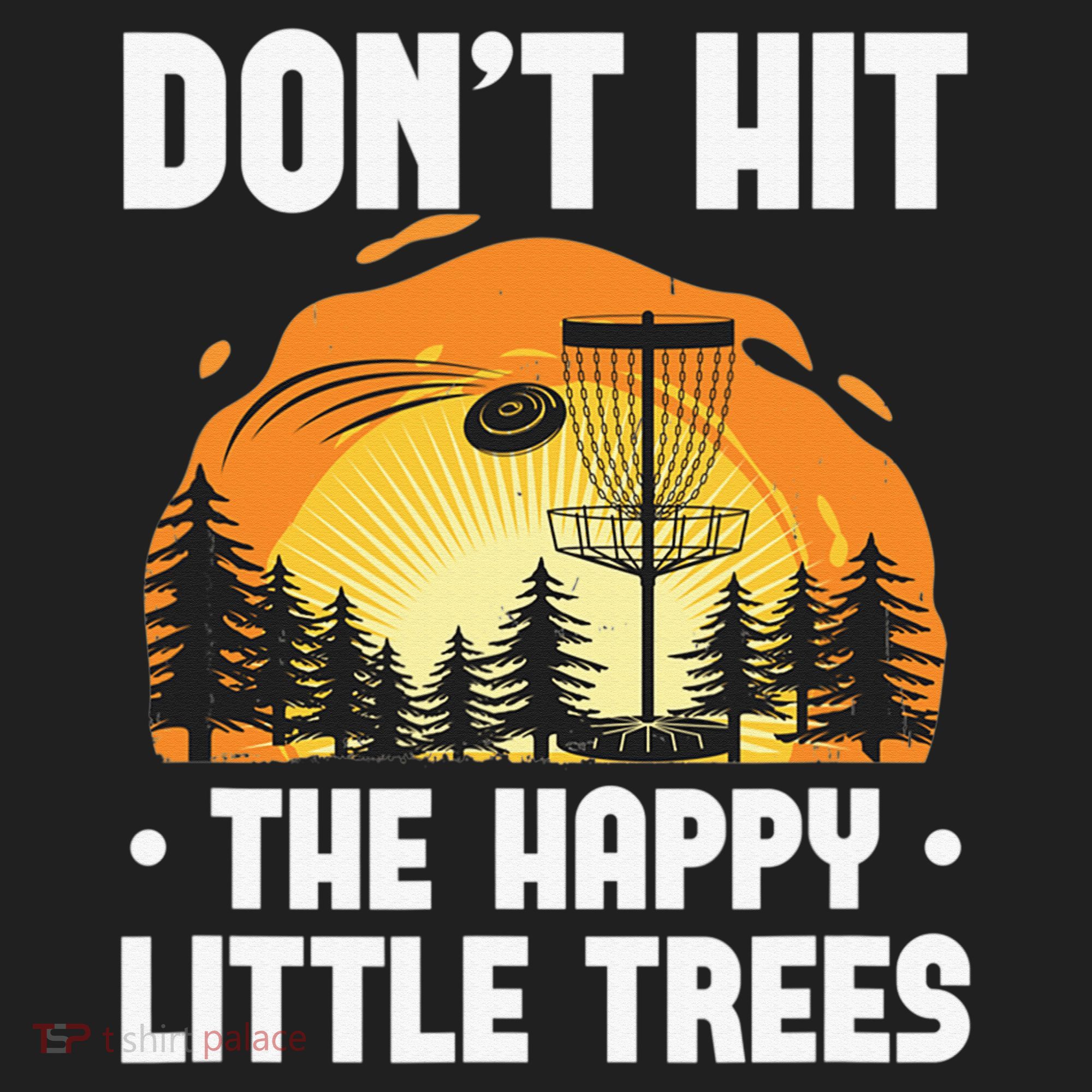 Don't Hit The Happy Little Tree Disc Golf Coach Beanie