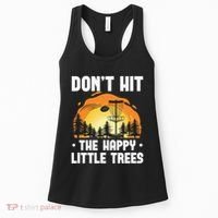 Don't Hit The Happy Little Tree Disc Golf Coach Women's Tank Top thumb 0