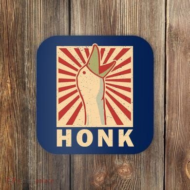 Duck Honk Vintage Coaster