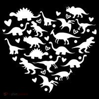 Dinosaur Heart Valentines Day Toddler Hoodie thumb 2