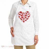 Dinosaur Heart Valentines Day Apron thumb 2