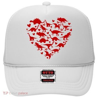 Dinosaur Heart Valentines Day Hat