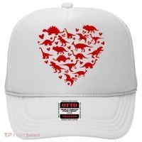 Dinosaur Heart Valentines Day Hat thumb 0