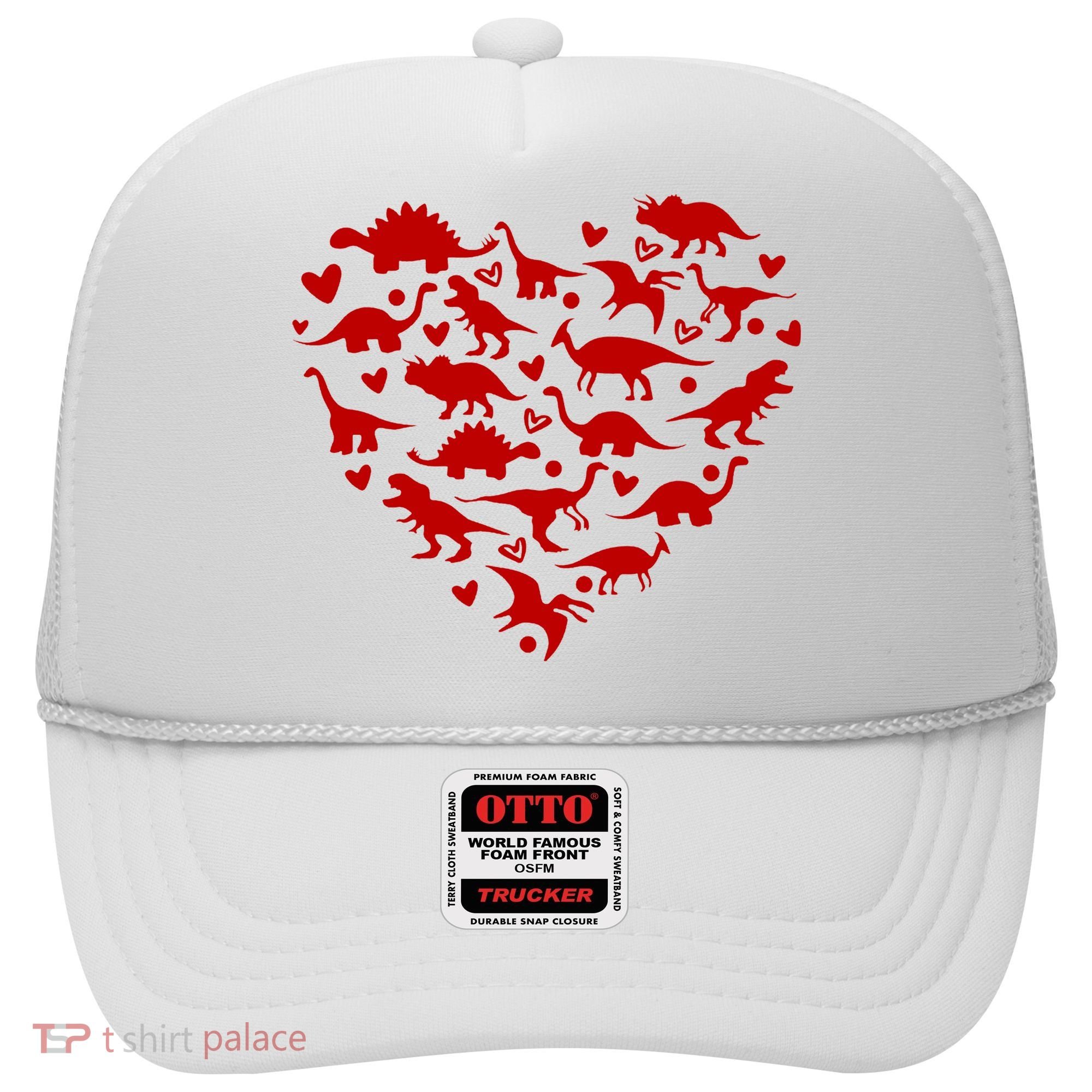 Dinosaur Heart Valentines Day Hat