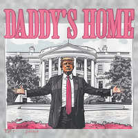 Daddys Home Vote Donald Trump 2024 Election The Baniff Cuffed Pom Beanie thumb 2