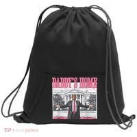 Daddys Home Vote Donald Trump 2024 Election Sweatshirt Cinch Pack Bag thumb 0