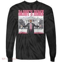 Daddys Home Vote Donald Trump 2024 Election Tie-Dye Long Sleeve Shirt thumb 0