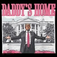 Daddys Home Vote Donald Trump 2024 Election Kids Colorblock Raglan Jersey thumb 2