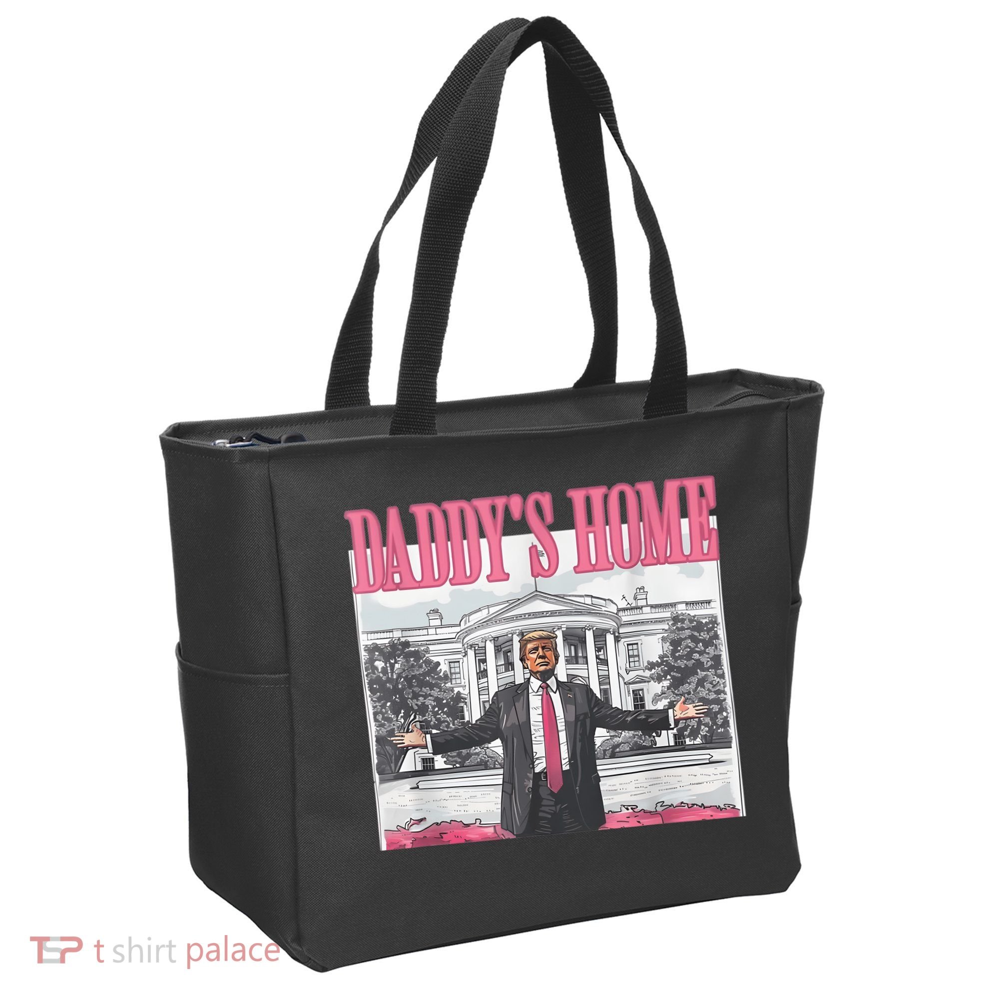 Daddys Home Vote Donald Trump 2024 Election Tote Bag