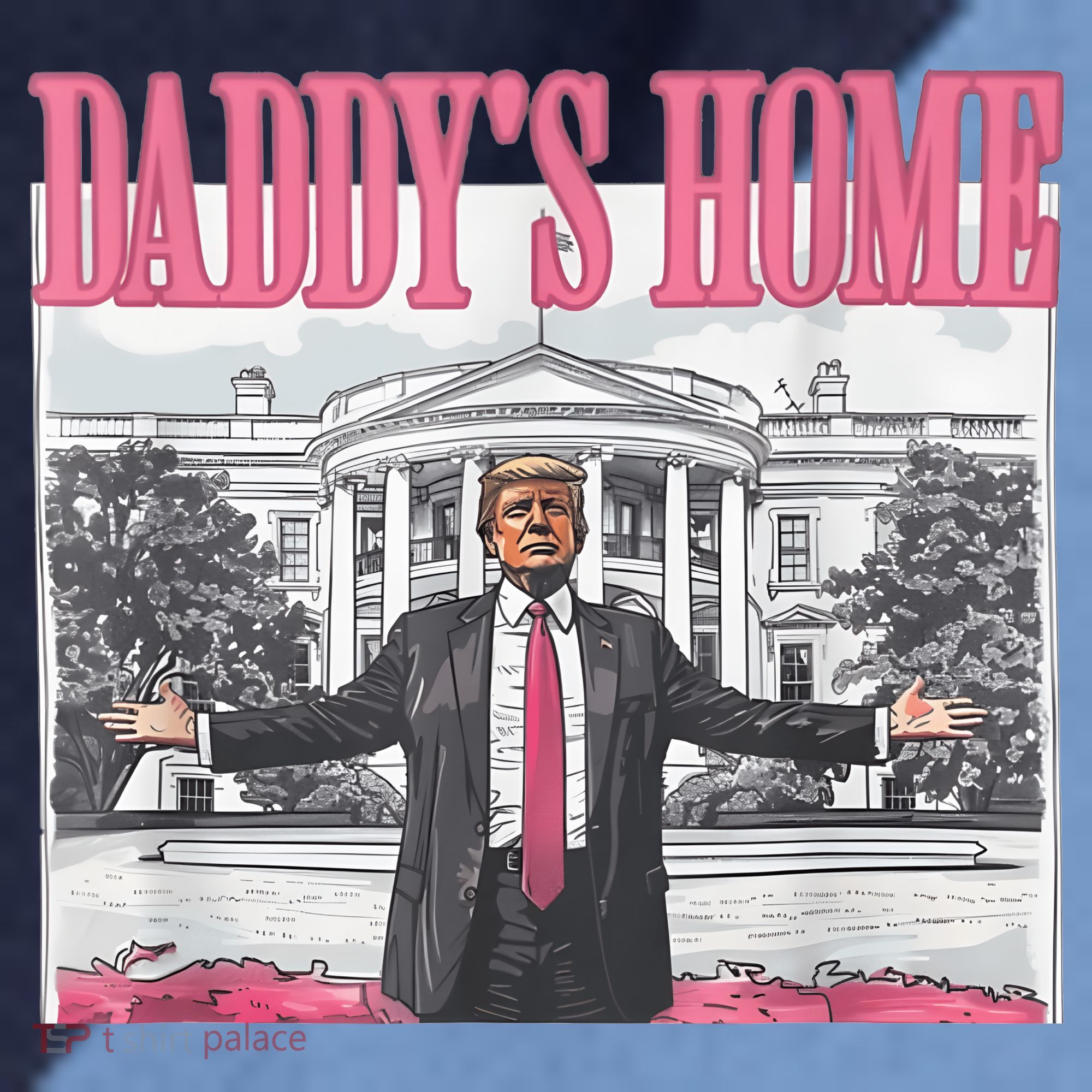 Daddys Home Vote Donald Trump 2024 Election Raglan Baseball Sleeve Shirt