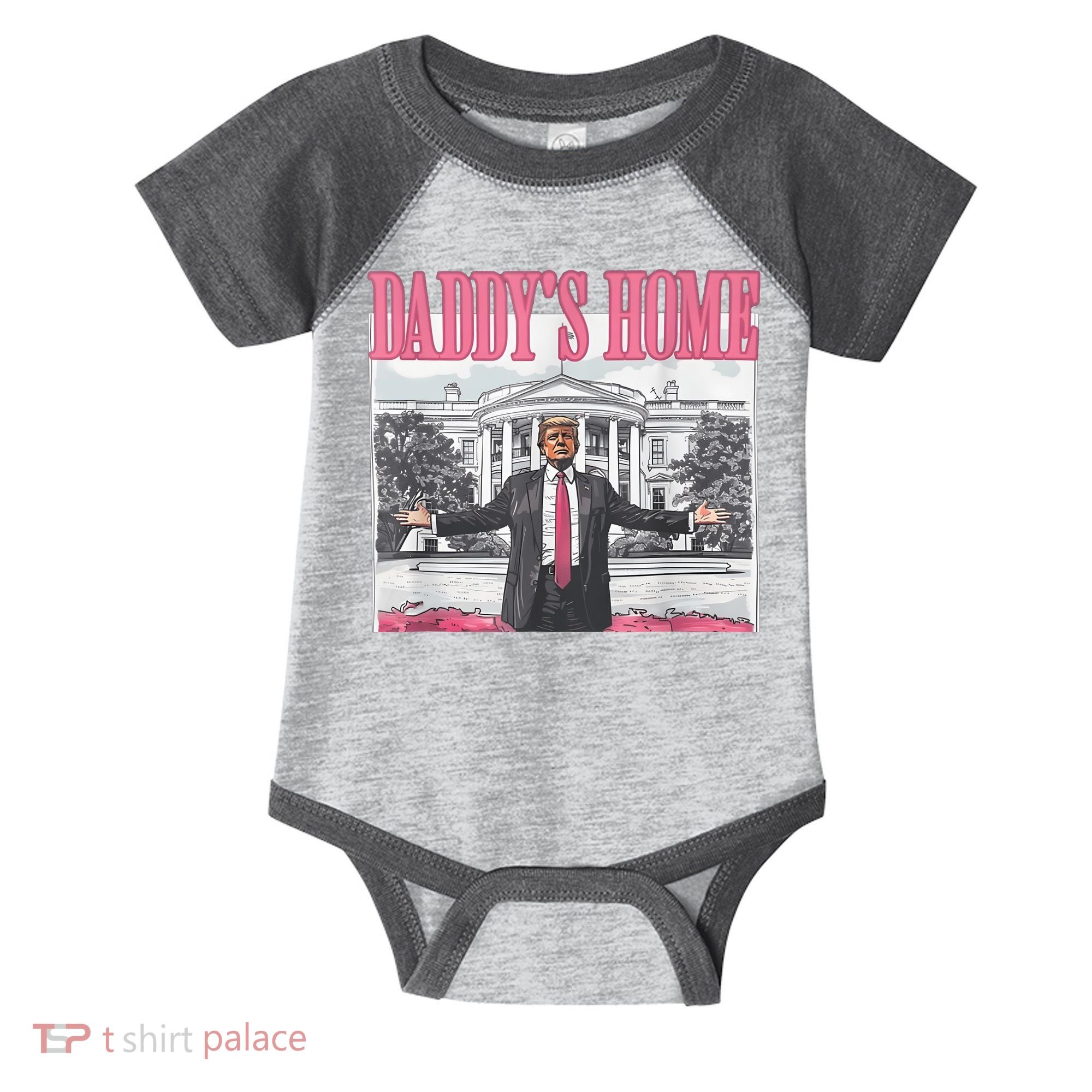 Daddys Home Vote Donald Trump 2024 Election Infant Baby Jersey Bodysuit