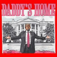 Daddys Home Vote Donald Trump 2024 Election Santa Hat thumb 1