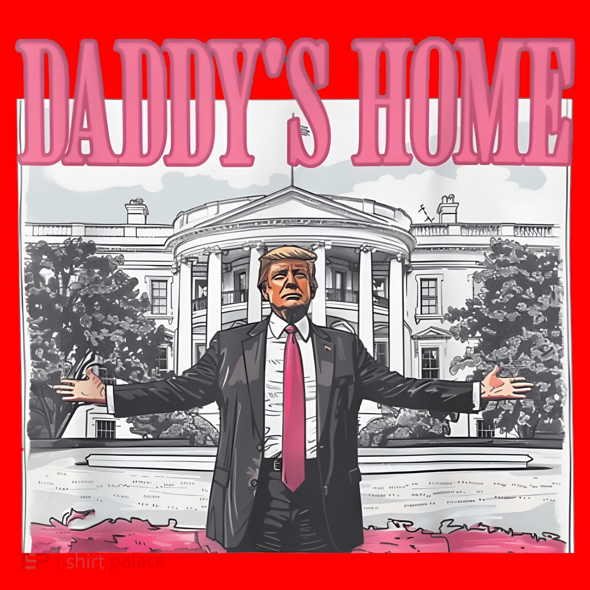 Daddys Home Vote Donald Trump 2024 Election Santa Hat