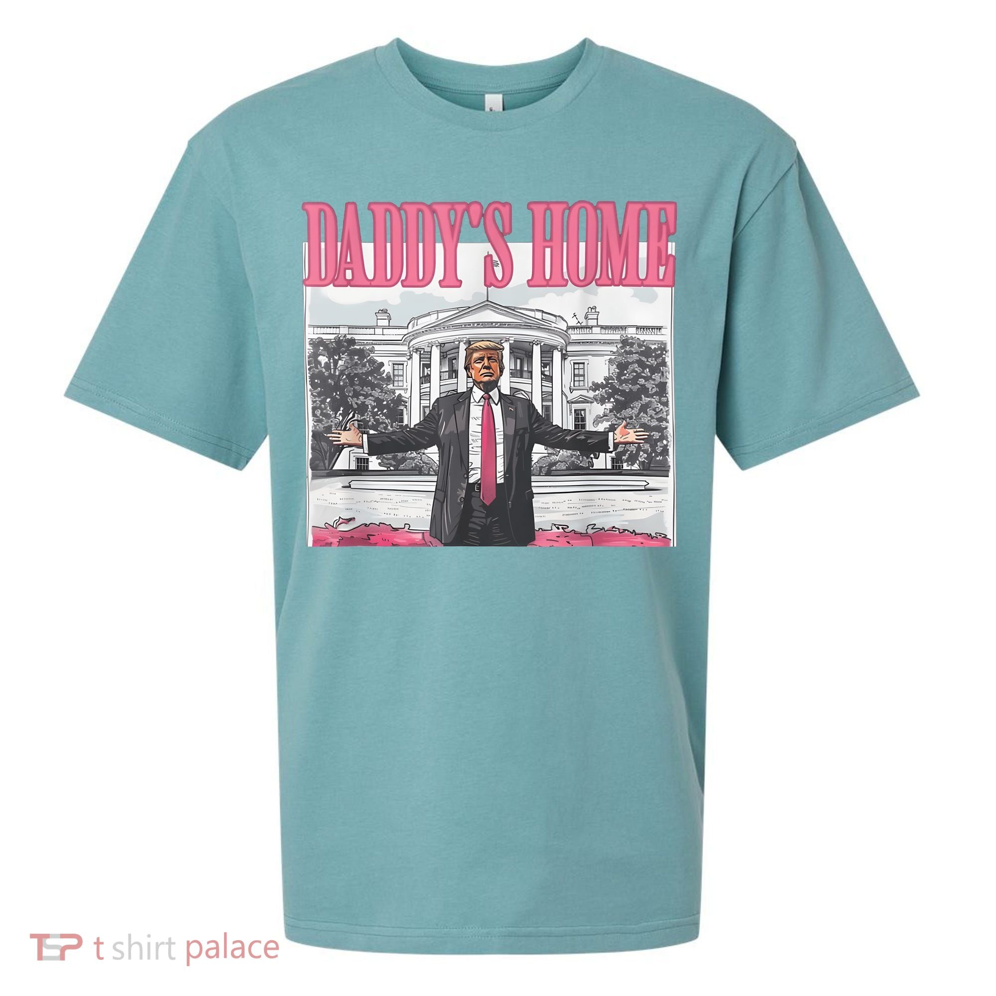 Daddys Home Vote Donald Trump 2024 Election Sueded Cloud Jersey T-Shirt
