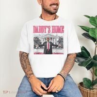 Daddys Home Vote Donald Trump 2024 Election Comfort Colors T-Shirt thumb 3