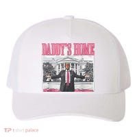Daddys Home Vote Donald Trump 2024 Election Yupoong Adult 5-Panel Trucker Hat thumb 0