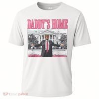 Daddys Home Vote Donald Trump 2024 Election Cooling Performance Crew T-Shirt thumb 0