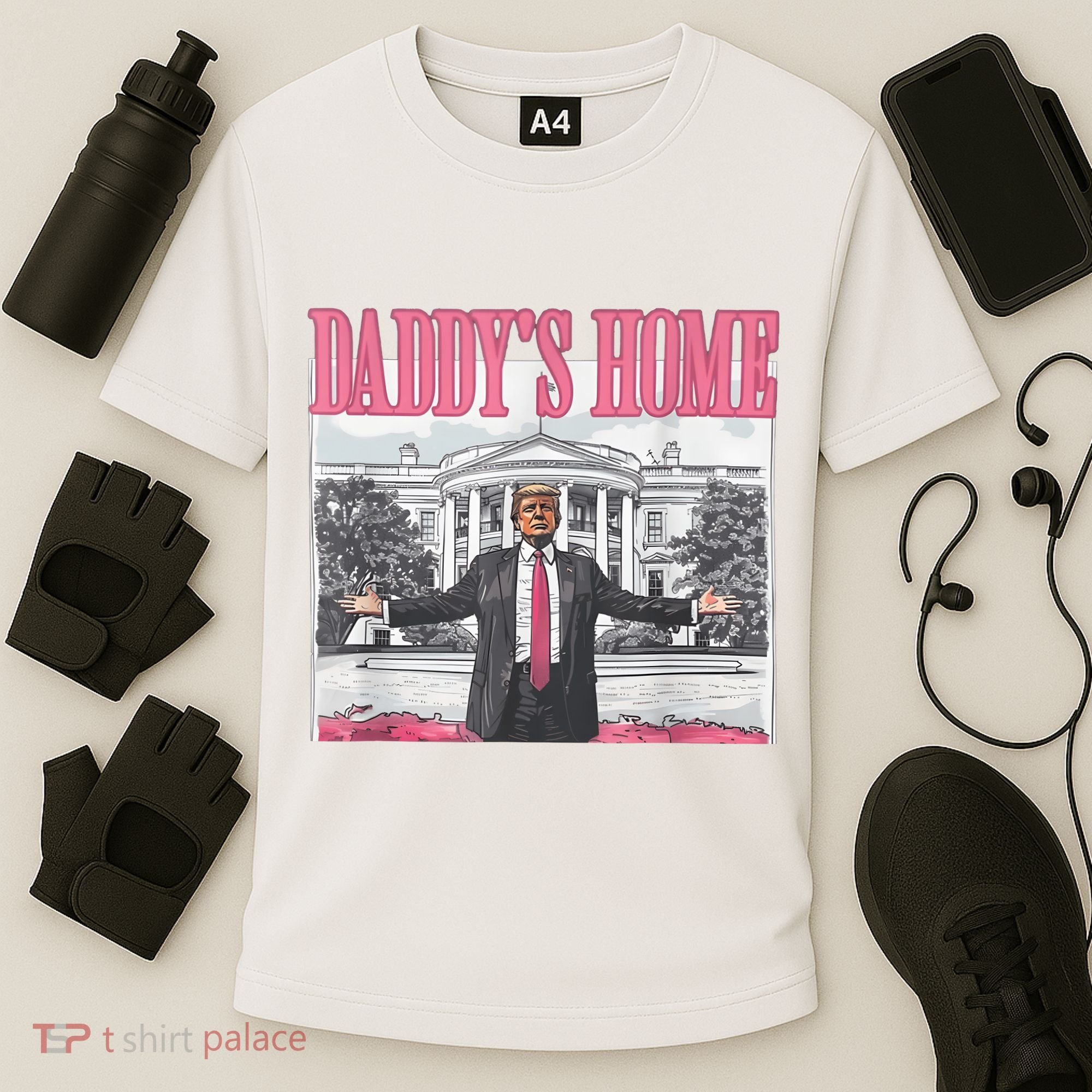 Daddys Home Vote Donald Trump 2024 Election Cooling Performance Crew T-Shirt