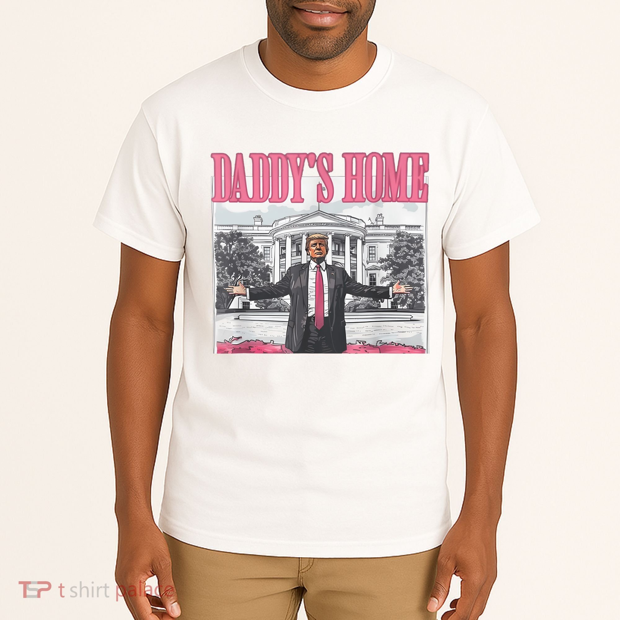 Daddys Home Vote Donald Trump 2024 Election Tall T-Shirt