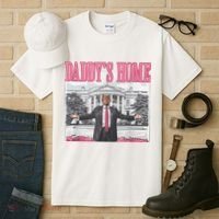 Daddys Home Vote Donald Trump 2024 Election Tall T-Shirt thumb 3