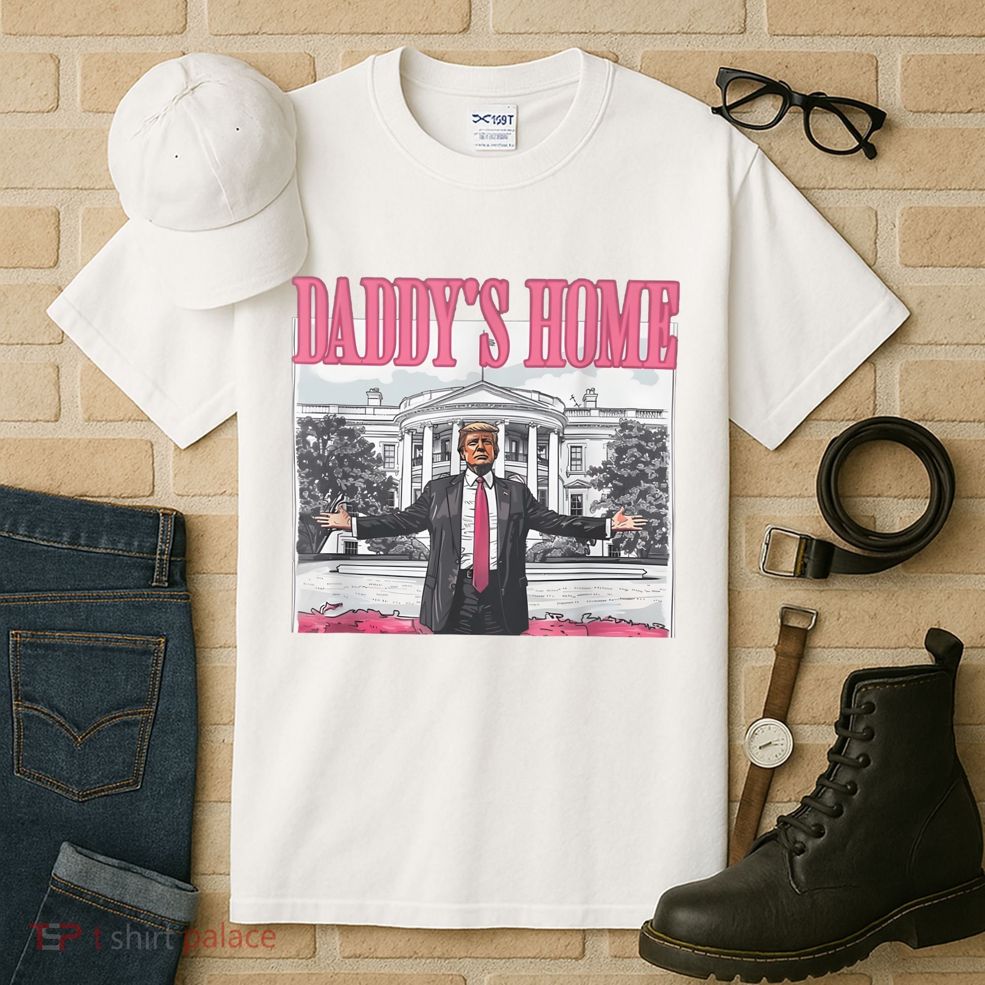 Daddys Home Vote Donald Trump 2024 Election Tall T-Shirt