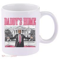 Daddys Home Vote Donald Trump 2024 Election 11oz C Handle Ceramic Mug thumb 0