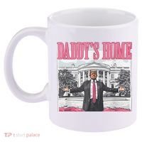 Daddys Home Vote Donald Trump 2024 Election 11oz C Handle Ceramic Mug thumb 2