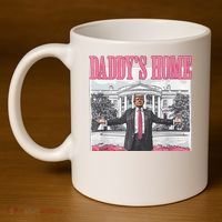Daddys Home Vote Donald Trump 2024 Election 11oz C Handle Ceramic Mug thumb 4