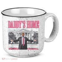 Daddys Home Vote Donald Trump 2024 Election 15oz Campfire Ceramic Mug thumb 0
