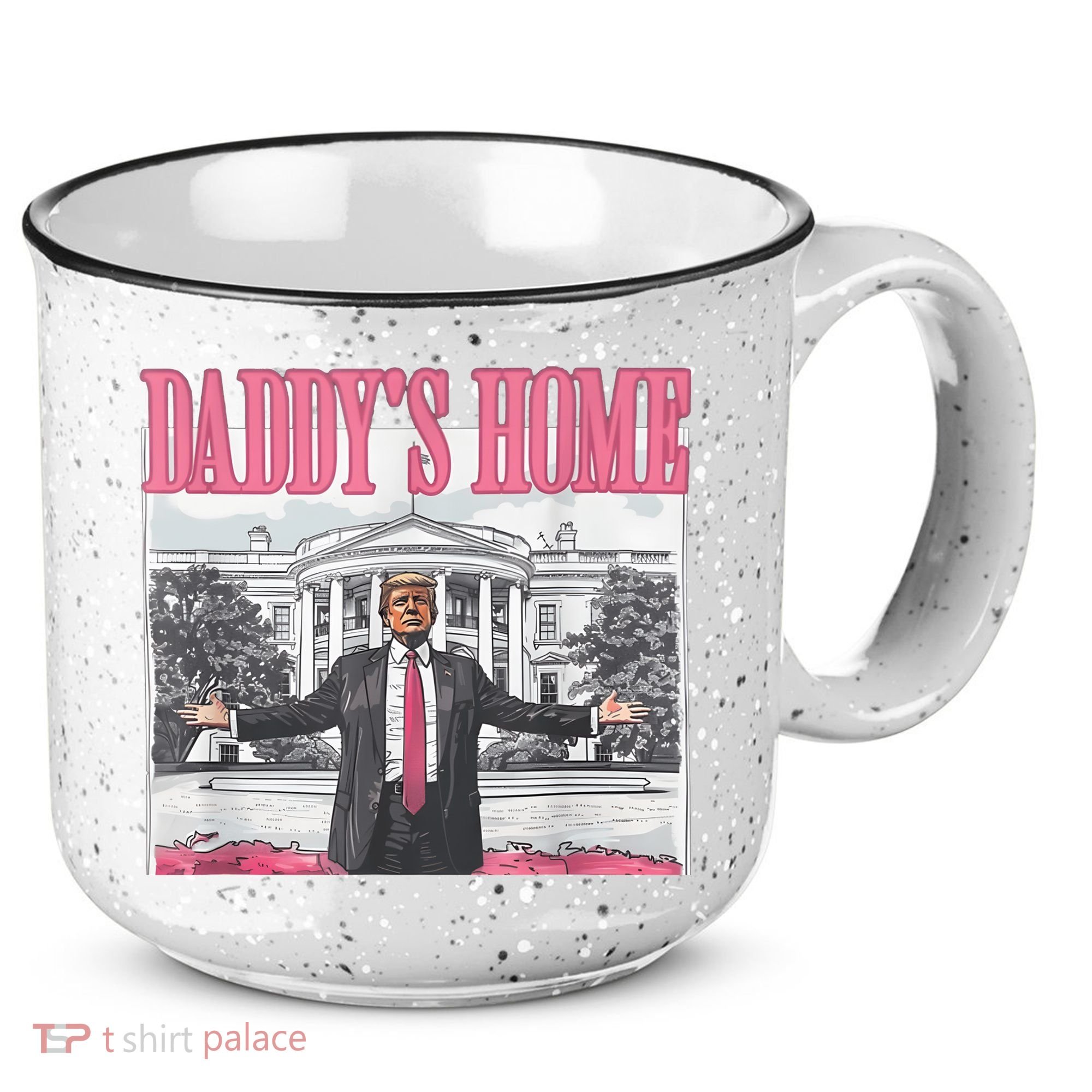 Daddys Home Vote Donald Trump 2024 Election 15oz Campfire Ceramic Mug