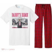 Daddys Home Vote Donald Trump 2024 Election Pajama Set thumb 0