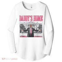 Daddys Home Vote Donald Trump 2024 Election Women's Perfect Tri Tunic Long Sleeve Shirt thumb 0