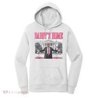 Daddys Home Vote Donald Trump 2024 Election Women's Hoodie thumb 0