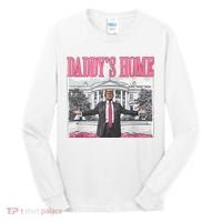 Daddys Home Vote Donald Trump 2024 Election Tall Long Sleeve Shirt thumb 0