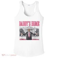 Daddys Home Vote Donald Trump 2024 Election Ladies PosiCharge Competitor Racerback Tank thumb 0