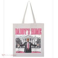 Daddys Home Vote Donald Trump 2024 Election Tote Bag thumb 0