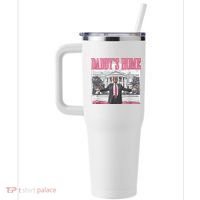 Daddys Home Vote Donald Trump 2024 Election 40oz Vacuum Insulated Stainless Steel Travel Tumbler thumb 2