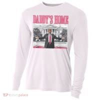 Daddys Home Vote Donald Trump 2024 Election Cooling Performance Long Sleeve Crew thumb 0