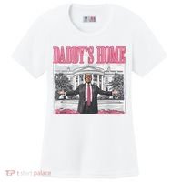 Daddys Home Vote Donald Trump 2024 Election Women's Cooling Performance Crew T-Shirt thumb 0