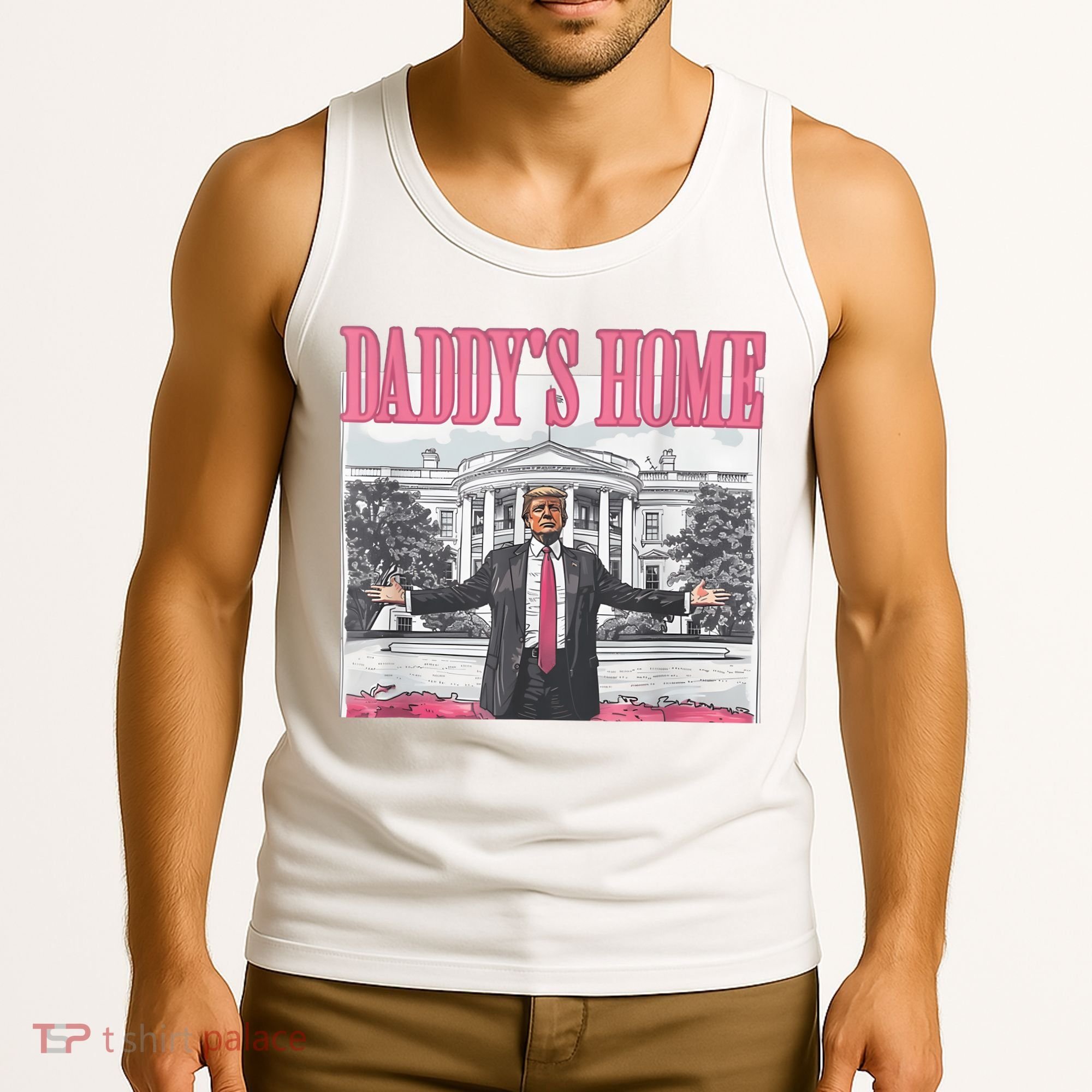 Daddys Home Vote Donald Trump 2024 Election Tank Top