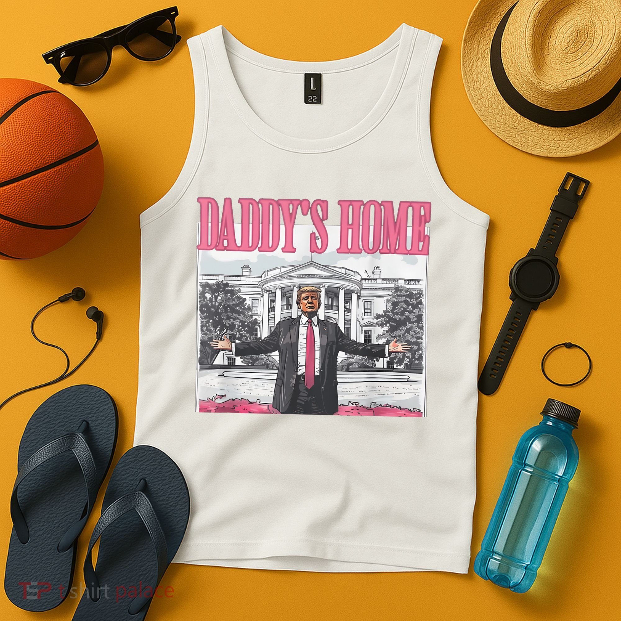 Daddys Home Vote Donald Trump 2024 Election Tank Top