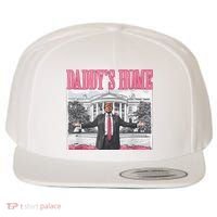 Daddys Home Vote Donald Trump 2024 Election Wool Snapback Cap thumb 0