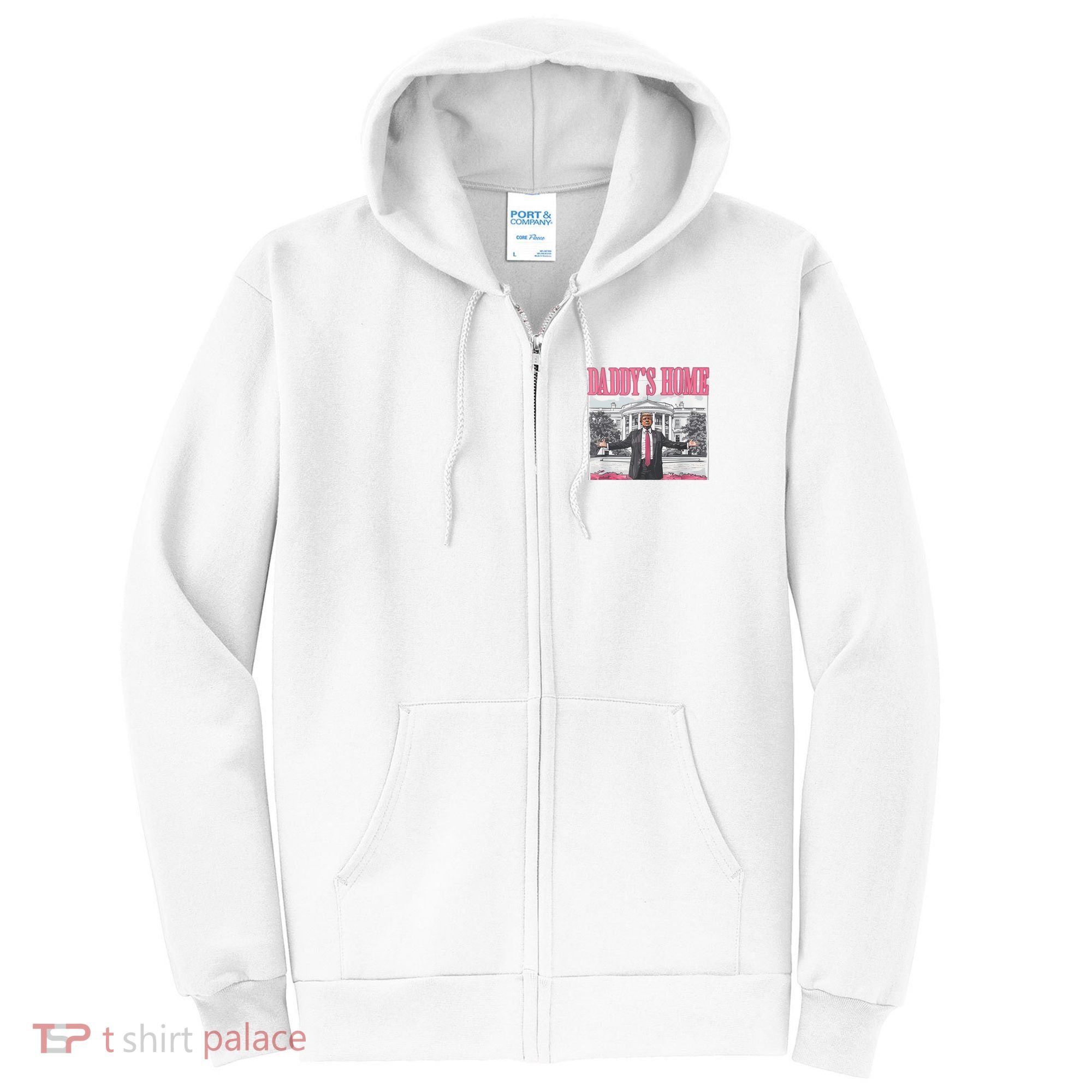 Daddys Home Vote Donald Trump 2024 Election Full Zip Hoodie