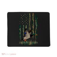 Duck Hunting Waterfowl Hunters Camo Flag Mousepad thumb 0