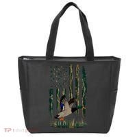 Duck Hunting Waterfowl Hunters Camo Flag Tote Bag thumb 0